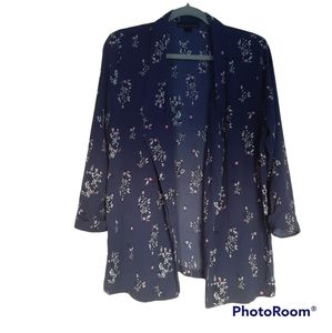 Attention Floral Open Cardigan Large